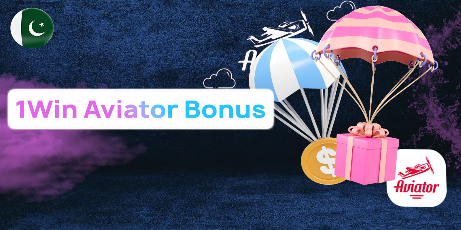 Bonuses in 1win Aviator game